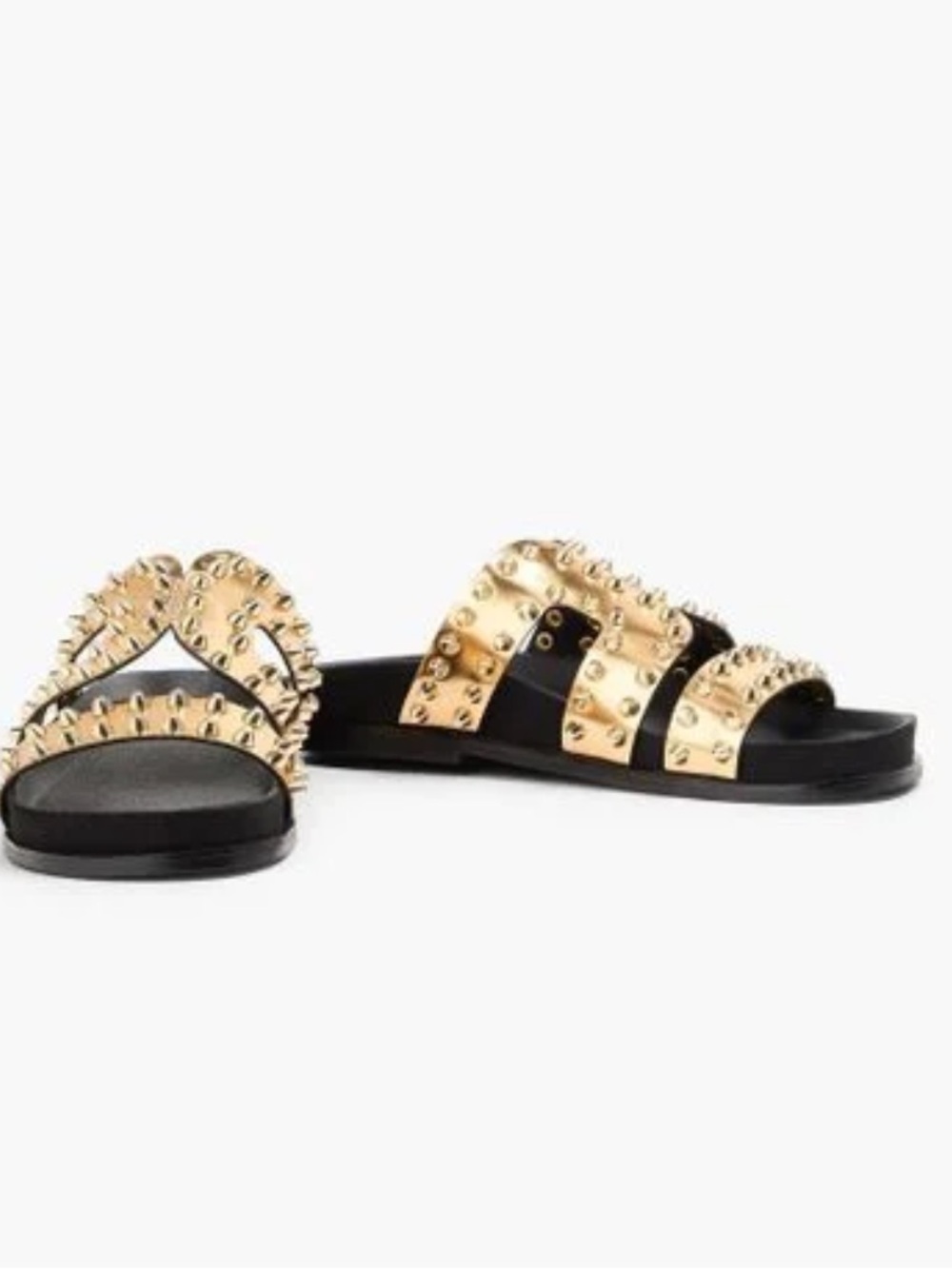 NIB Sandro Black Mully sandals - Picture 5 of 5